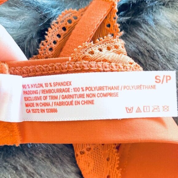 🔆 Host Pick - Joe Fresh Intimates Lace Overlay Bra in size Small NWOT - Picture 6 of 16